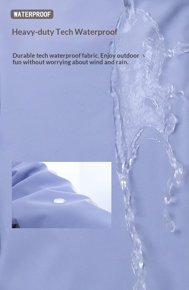 Giacca a vento ispessita da esterno per uomo e donna, set tre in uno da 0,05 kg, staccabile, antivento e impermeabile_voghion.com