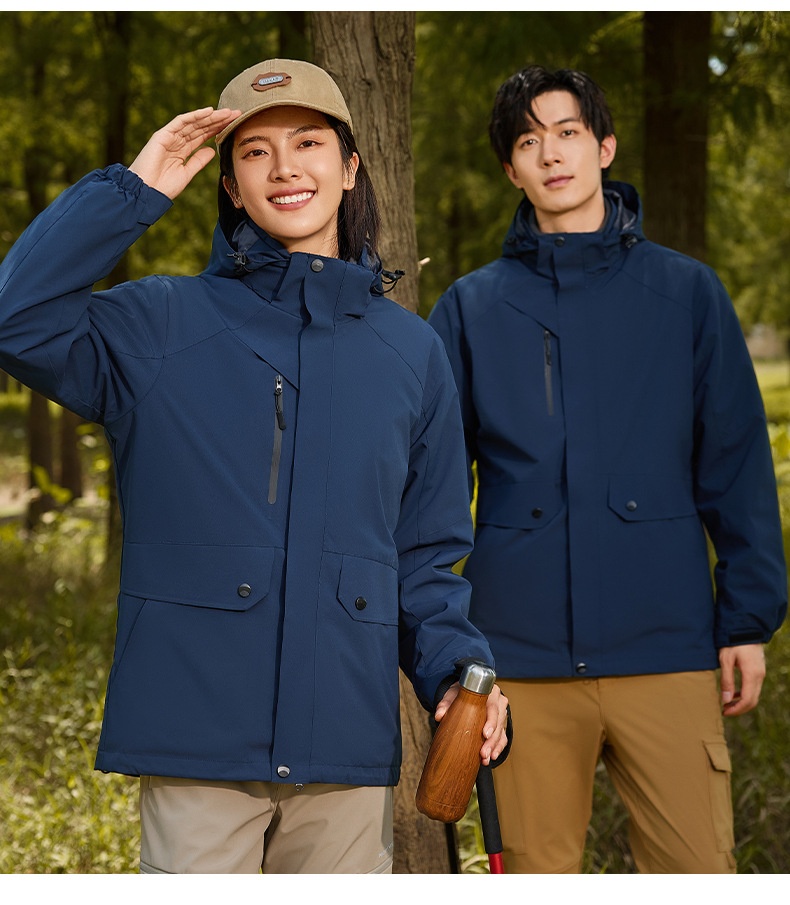 Giacca a vento da uomo, impermeabile e antivento, 3 in 1, staccabile, autunno inverno, nuovo set da due pezzi per esterni, da donna_voghion.com