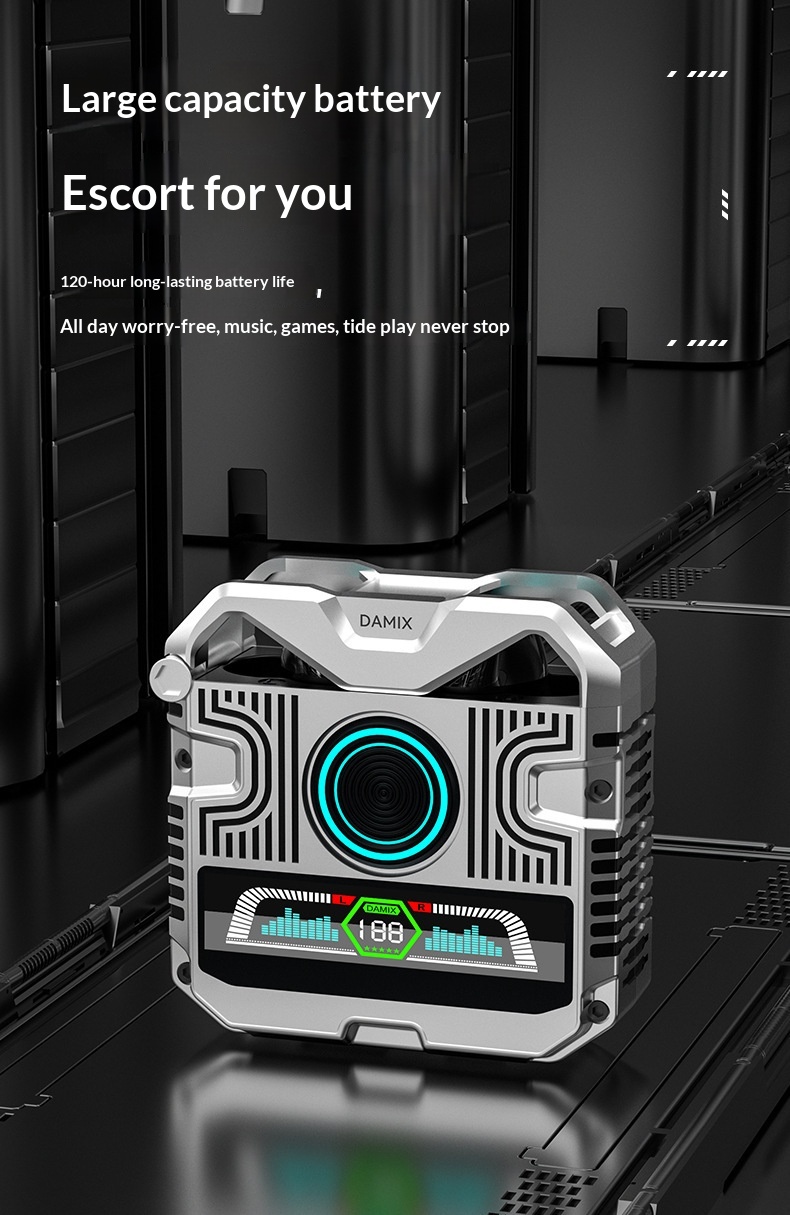 NeoGear NeoGear Vente en gros transfrontalière GQ-11 Modèle privé Mécanique Sans fil Intelligent Écran numérique Couleur Écouteurs intra-auriculaires TWS_voghion.com