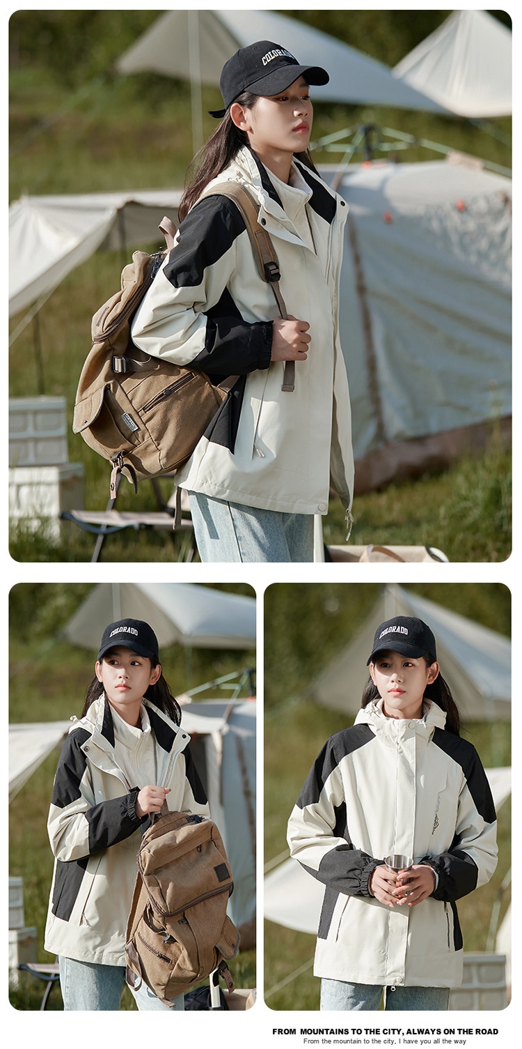 boy Boy Women's 3-in-1 Detachable Two-Piece Jacket Men's Outdoor Hiking Windproof Waterproof Coat For Snow Sports_voghion.com