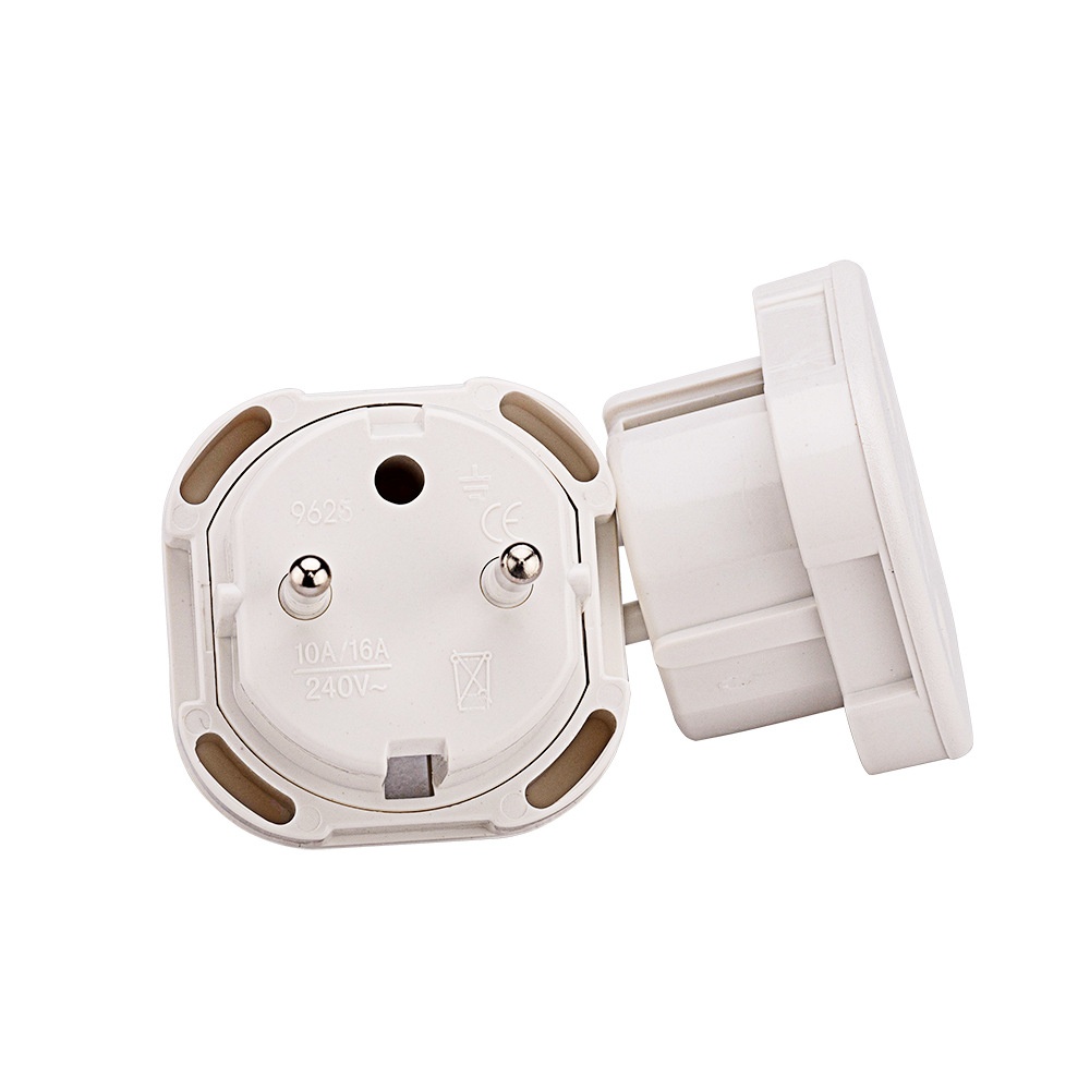 NeoGear NeoGear NeoGear Direktverkauf ab Werk Britischer auf europäischer Standardadapter EU-Stecker 9625 Weiß Vollkupfer_voghion.com