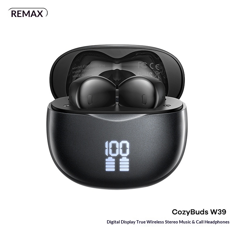 NeoGear NeoGear Remax Display Batteria a lunga durata Bluetooth 5.4 Cellulare Musica Auricolari wireless_voghion.com