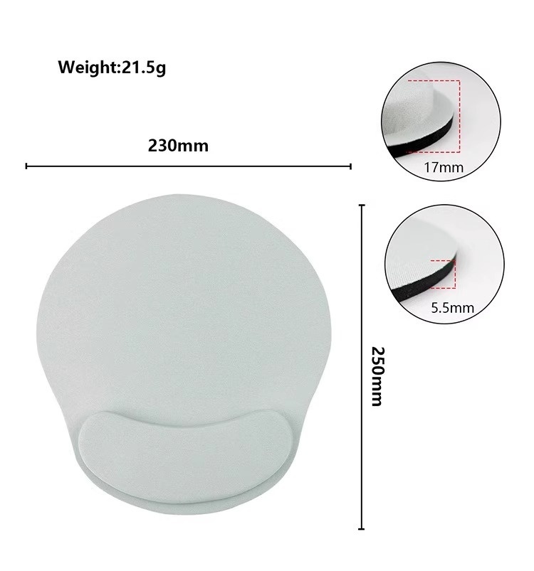 NeoGear NeoGear NeoGear Ice Silk Rest Mouse Pad For Men And Women, Solid Color Computer Laptop Pad, 3D Stereo Wear-resistant Silicone Wrist_voghion.com