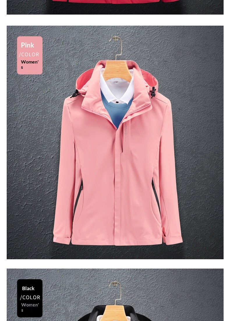 boy Boy Factory Direct Sale Spring Autumn New Outdoor Single Jacket For Women And Men, Couple's Windbreaker, Hooded Solid Color_voghion.com