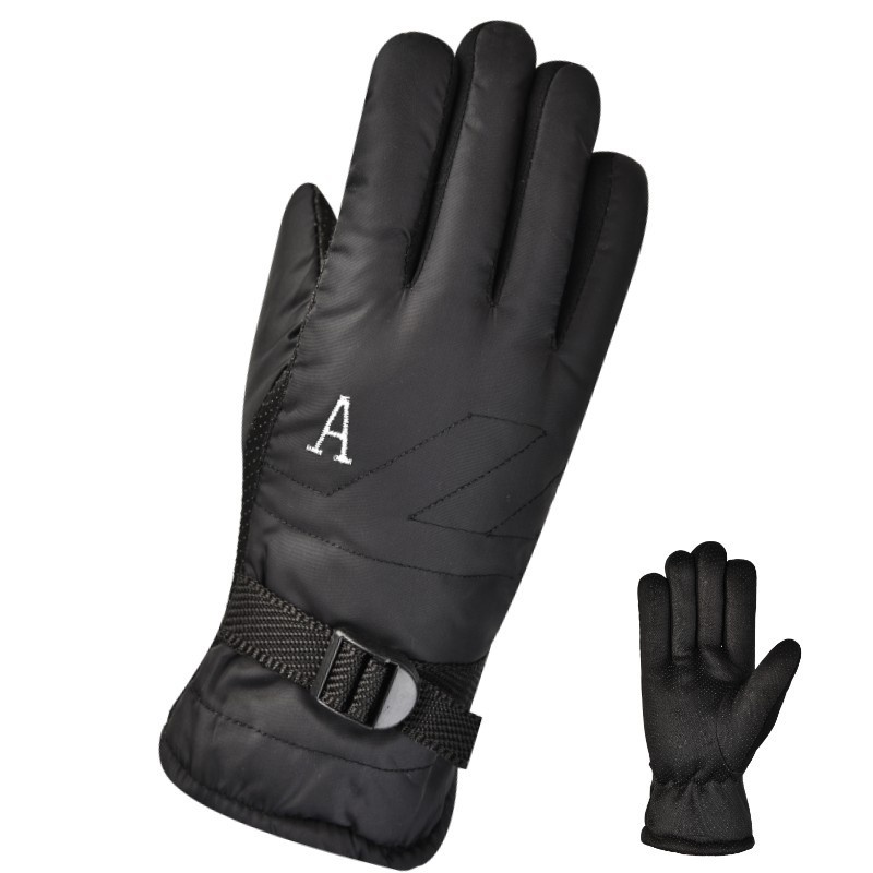 boy Boy Boy Men's Warm Winter With Fleece Lining, Thickened, Non-Slip, Windproof Gloves For Outdoor Cycling, Carpet Wholesale_voghion.com