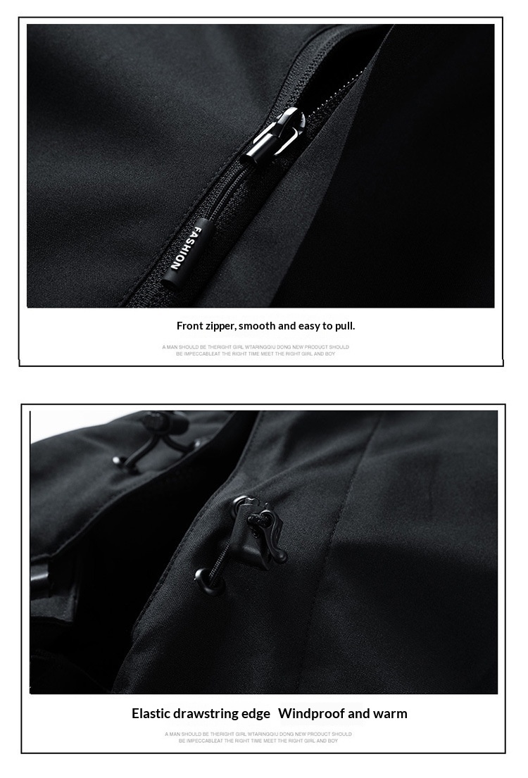 boy Boy 2025 New Main Promotion Detachable Hood Men's Windbreaker Casual Windproof Jacket For Young And Middle-aged Men_voghion.com