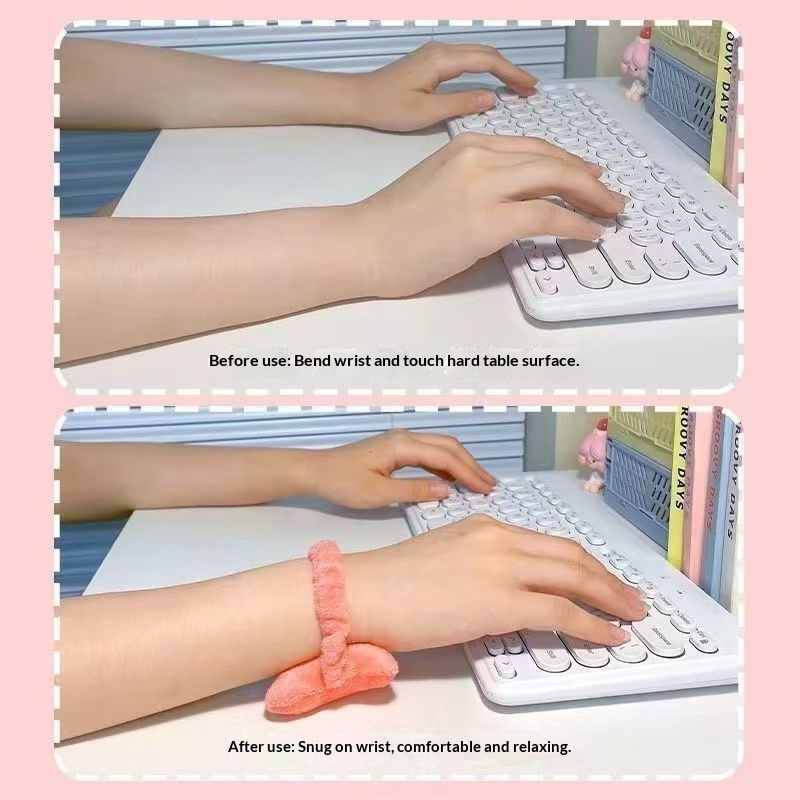 NeoGear NeoGear NeoGear NeoGear Cute Support Elastic Band Fresh Plaid Small Pillow Mouse Pad Typing Office Wrist Cushion_voghion.com