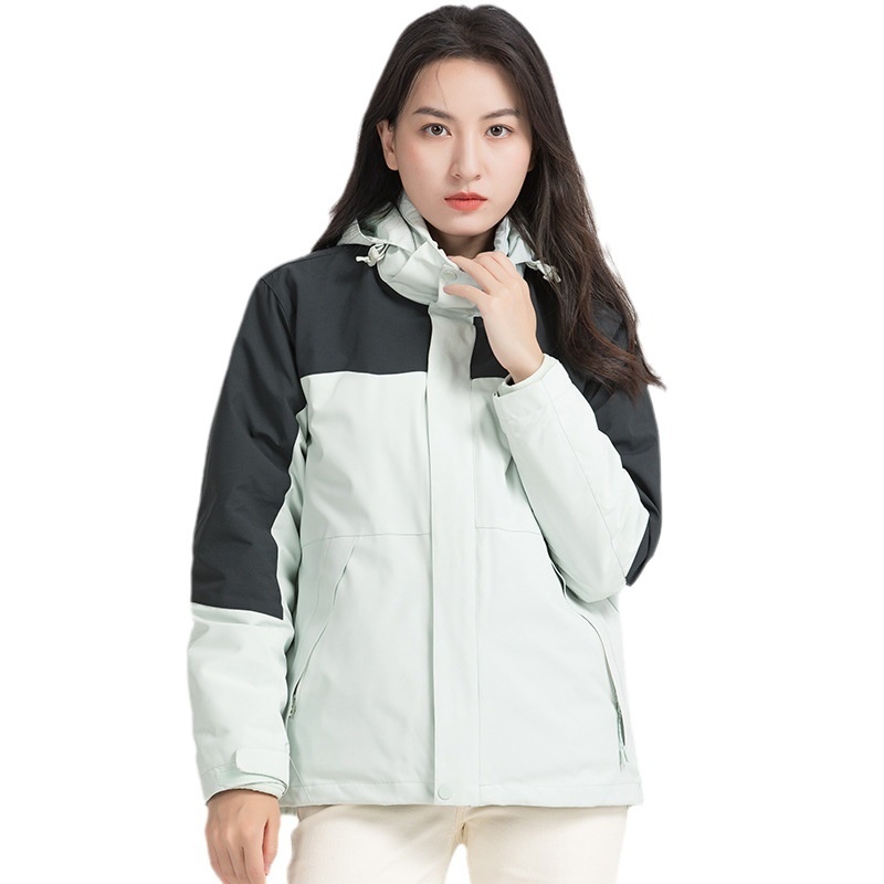 Boy Outdoor 3-in-1 Jacke Herren Trendige Kälteschutzbekleidung Damen Zweiteiliger Skianzug Winddicht Wasserdicht Maßanfertigung_voghion.com