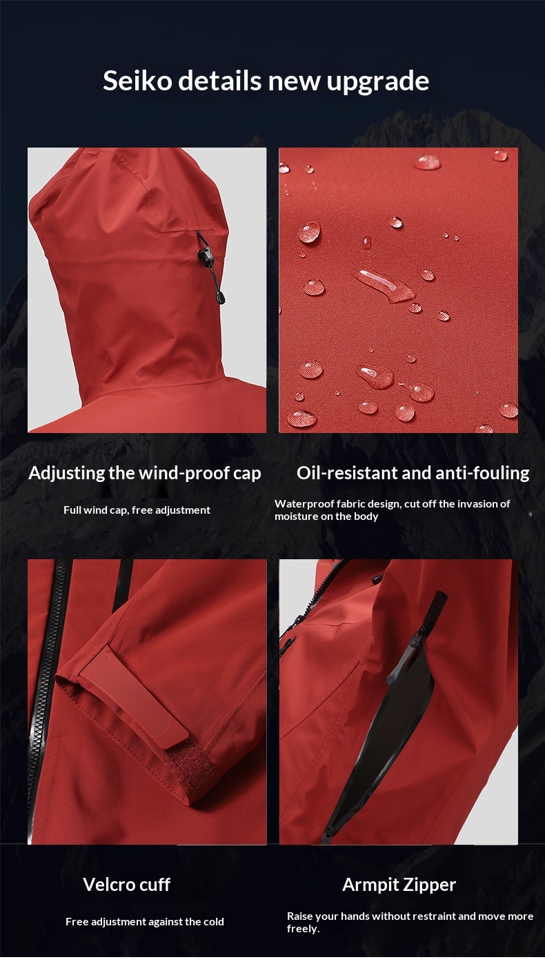 Boy Bird House Jacke im gleichen Stil für Damen, einlagige Herren-Wanderjacke, hohe Atmungsaktivität und Feuchtigkeitsdurchlässigkeit_voghion.com