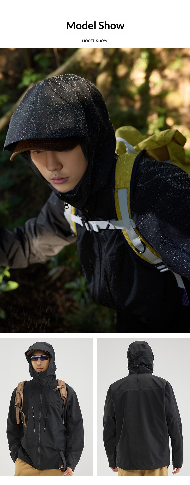 Boy Bird House Jacke im gleichen Stil für Damen, einlagige Herren-Wanderjacke, hohe Atmungsaktivität und Feuchtigkeitsdurchlässigkeit_voghion.com