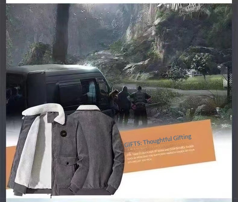 boy Boy Fleece Lined Thickened Woolen Jacket Autumn Winter New Warm Clothing Men's Short Coat Overcoat_voghion.com