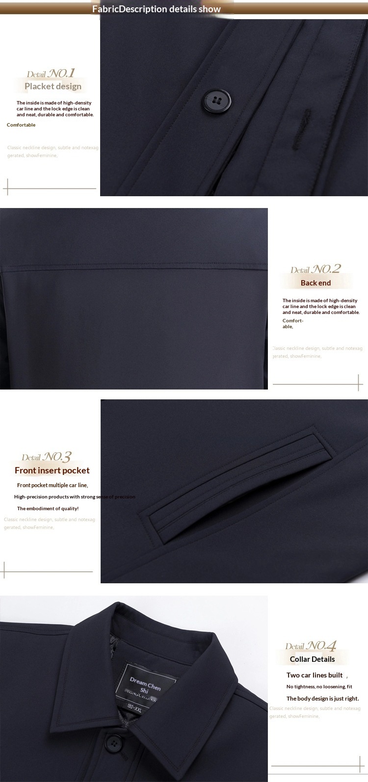 Frühlingsjacke für Jungen, Freizeitjacke, Herrenbekleidung für Männer mittleren und höheren Alters, Herbstoberbekleidung für Senioren_voghion.com