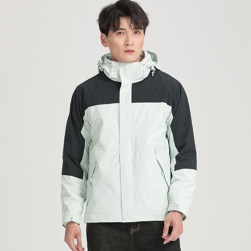 Boy Outdoor 3-in-1 Jacke Herren Trendige Kälteschutzbekleidung Damen Zweiteiliger Skianzug Winddicht Wasserdicht Maßanfertigung_voghion.com