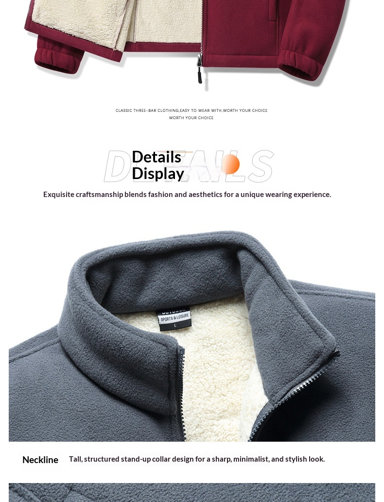 boy Boy Autumn Winter Lamb Wool Men's Jacket Fleece Lined Oversized Loose Warm Coat For Men Plus Size_voghion.com