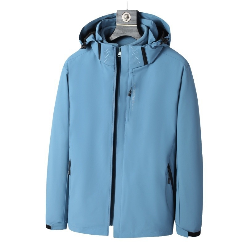 Boy Herren- und Damen 3-in-1 abnehmbare zweiteilige Outdoor-Jacke, winddicht und wasserdicht, Reise- und Bergsteigerbekleidung_voghion.com