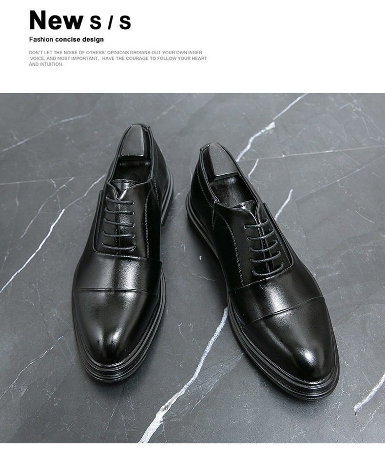 Scarpe Derby da uomo in pelle Voyage Cross-Border, taglie forti, formali, alla moda, patchwork, basse, stringate, a punta, casual da lavoro_voghion.com