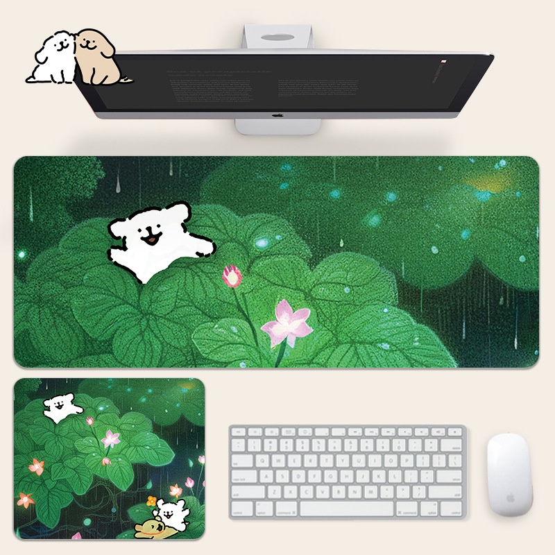 NeoGear NeoGear NeoGear Line Art Puppy Mouse Extra Large Student E-sports Game Anime Two-dimensional Computer Keyboard Pad Desk Mat_voghion.com