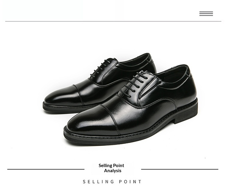 Voyage Sprig Ad Autunno Nuovo Britannico Busiess Formale Me's Casual Pendolare Punta Rialzata Altezza Crescente Scarpe Derby con Lacci_voghion.com