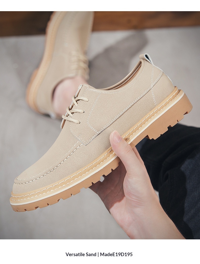 Voyage Wiosna Jesień Męskie Trendy Oryginalne Casualowe Oxfordy Praca Brytyjska Moda Skórzane Europejskie i Amerykańskie Buty Brogsy Dla Mężczyzn_voghion.com