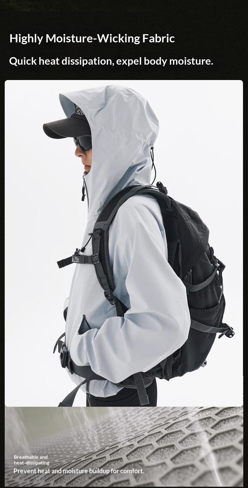 Boy Bird House Jacke im gleichen Stil für Damen, einlagige Herren-Wanderjacke, hohe Atmungsaktivität und Feuchtigkeitsdurchlässigkeit_voghion.com