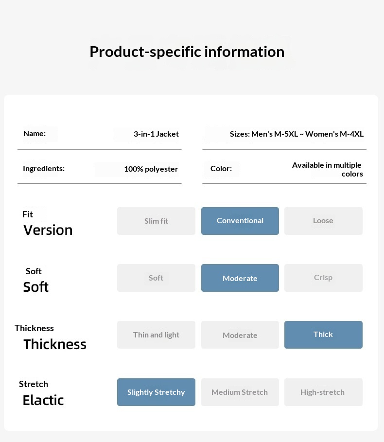 Boy Mountain Style Damen 3-in-1 2024 Neue heiße Herbst-Winter-Paar-Winddichte Wasserdichte Skijacke Herren_voghion.com
