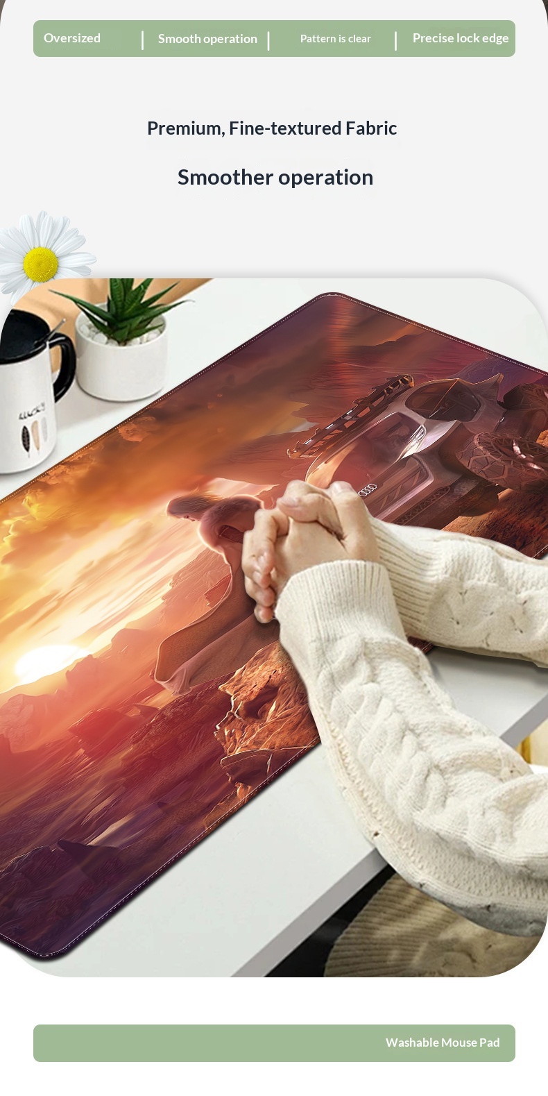 NeoGear NeoGear NeoGear Linglong Mouse Extra Large Tappetino per tastiera da gioco per computer Lavabile Resistente allo sporco Dropshipping Anime Desk Mat Supply_voghion.com