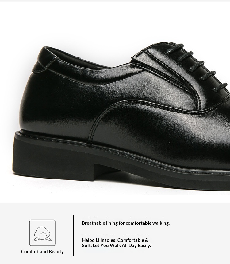 Voyage Sprig Ad Autunno Nuovo Britannico Busiess Formale Me's Casual Pendolare Punta Rialzata Altezza Crescente Scarpe Derby con Lacci_voghion.com