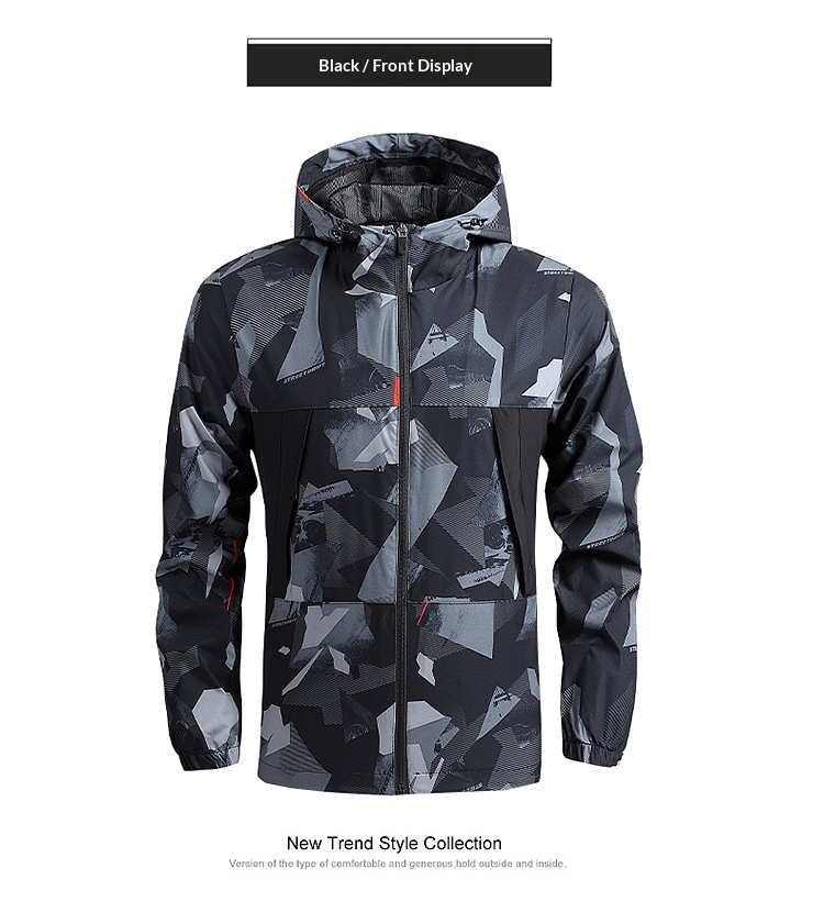 boy Boy Cross-Border Men's Spring And Autumn Hiking Thin Casual Quick-Dry Windbreaker Outdoor Sports Hooded Jacket_voghion.com