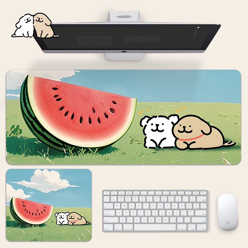 NeoGear NeoGear NeoGear Line Art Puppy Mouse Extra Large Student E-sports Game Anime Two-dimensional Computer Keyboard Pad Desk Mat_voghion.com