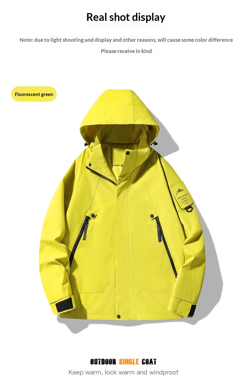 Giacca a vento da donna in stile giapponese, tinta unita, sottile, antivento e impermeabile, per primavera e autunno, a strato singolo_voghion.com