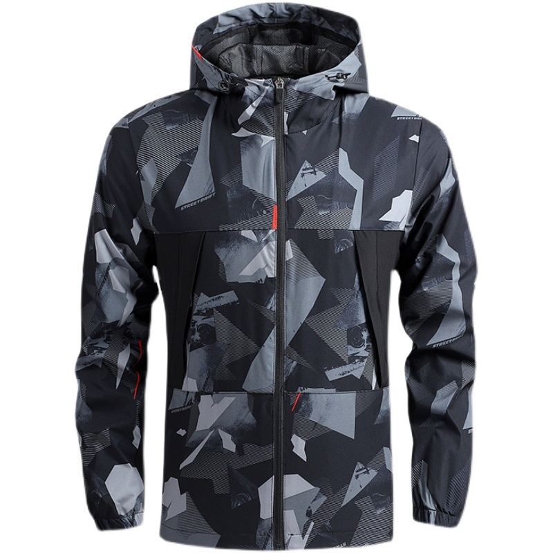boy Boy Cross-Border Men's Spring And Autumn Hiking Thin Casual Quick-Dry Windbreaker Outdoor Sports Hooded Jacket_voghion.com