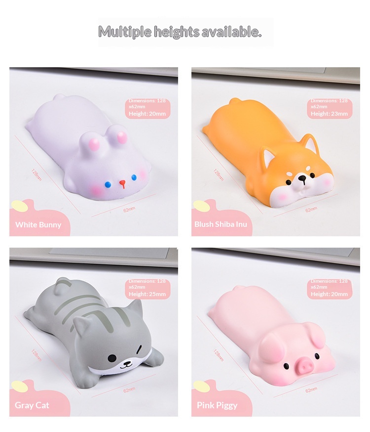 NeoGear NeoGear NeoGear Poggiapolsi per Mouse Antistress per Ragazze Simpatico Cartone Animato Supporto per Scrivania da Ufficio Supporto per Polso Cuscino per Mani_voghion.com
