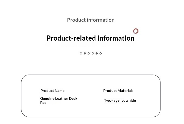 NeoGear NeoGear NeoGear Two-Layer Genuine Leather Large Mouse Pad Office Protector Desk Non-Slip Scratch-Resistant Mat Light Style_voghion.com