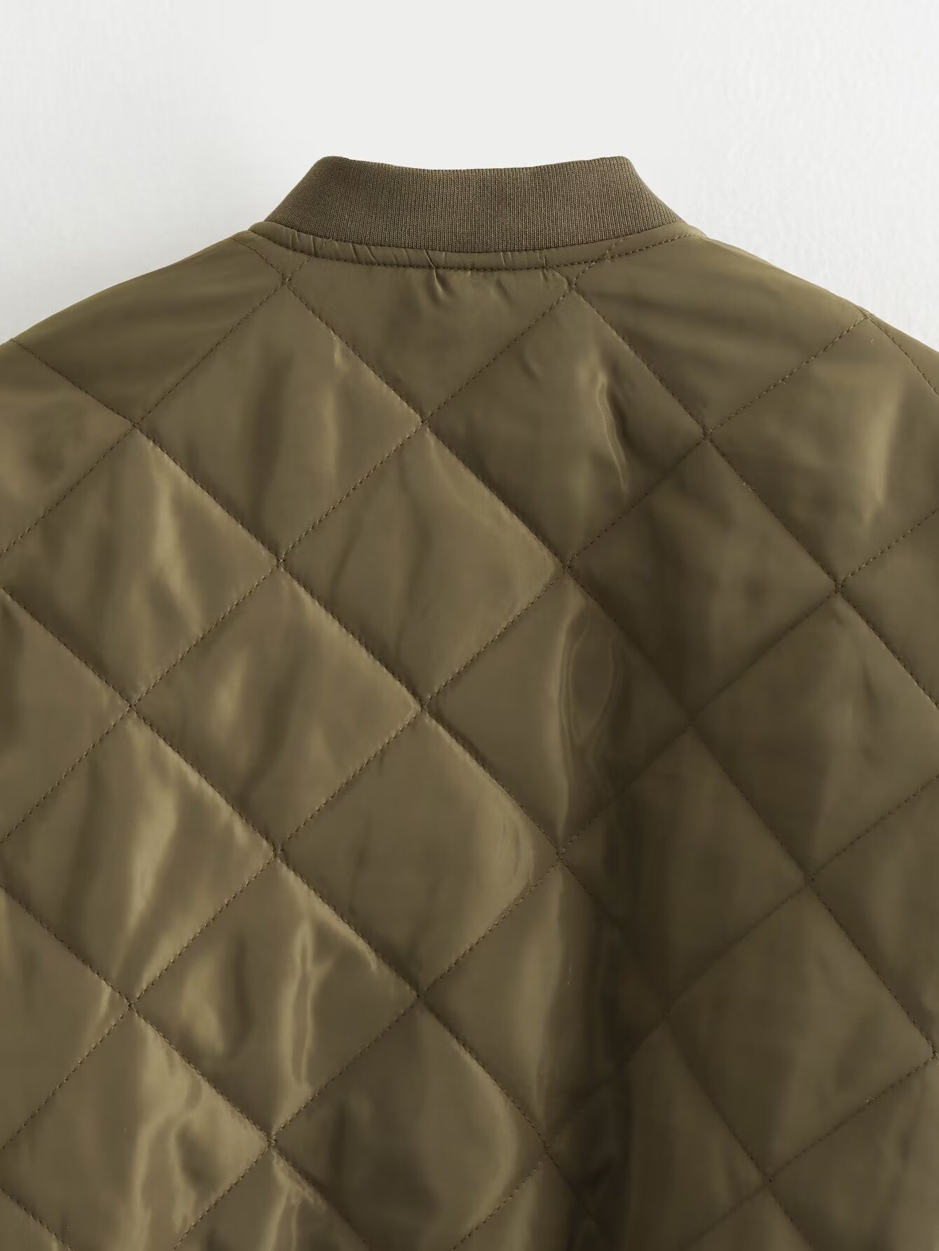 ChicShe Cross-Border European American Spring And Autumn Women's New Comfortable Casual Short Cotton Bomber Jacket Coat_voghion.com