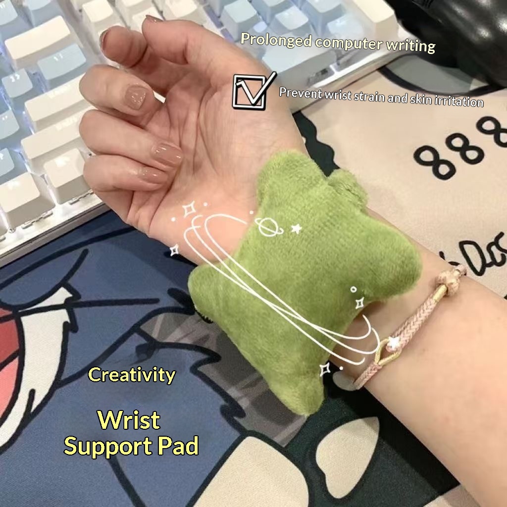 NeoGear NeoGear NeoGear NeoGear Cute Support Elastic Band Fresh Plaid Small Pillow Mouse Pad Typing Office Wrist Cushion_voghion.com