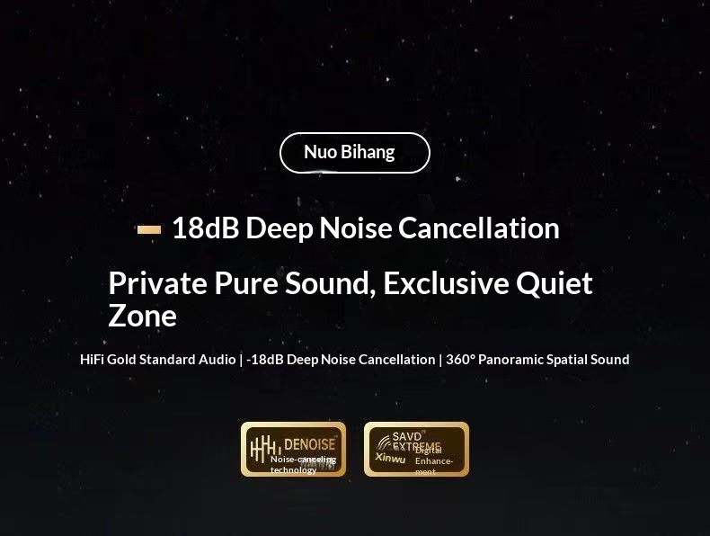 NeoGear True Wireless Bluetooth In-Ear-Kopfhörer mit ENC Smart Cancelling, hochwertigem Klang, räumlichem Audio und Windgeräuschreduzierung._voghion.com