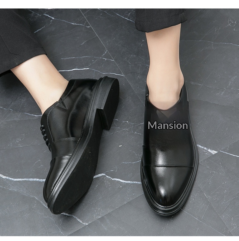 Scarpe Derby da uomo in pelle Voyage Cross-Border, taglie forti, formali, alla moda, patchwork, basse, stringate, a punta, casual da lavoro_voghion.com