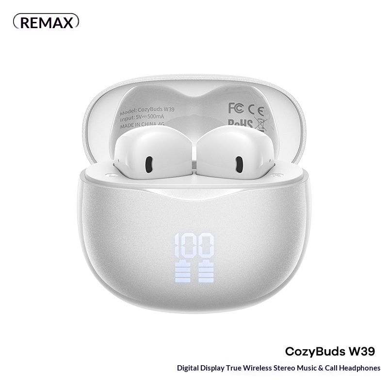 NeoGear NeoGear Remax Display Batteria a lunga durata Bluetooth 5.4 Cellulare Musica Auricolari wireless_voghion.com