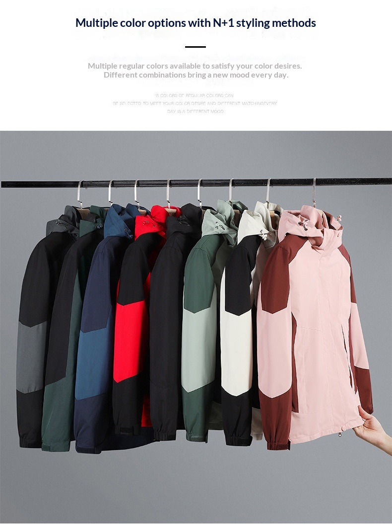 boy Boy Women's Trendy Brand Three-in-One Detachable Two-Piece With Fleece Lining, Thickened Men's Mink Velvet Windproof_voghion.com