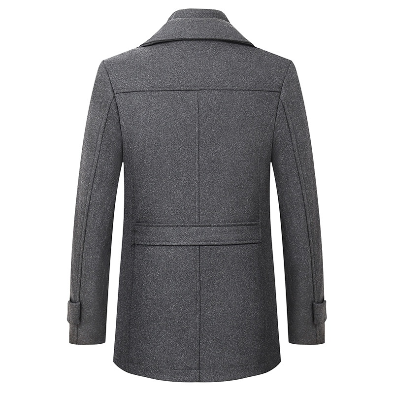 boy Boy 2025 New Woolen Business Casual Fashion Thickened Warm Oversized Men's Trendy Trench Coat_voghion.com
