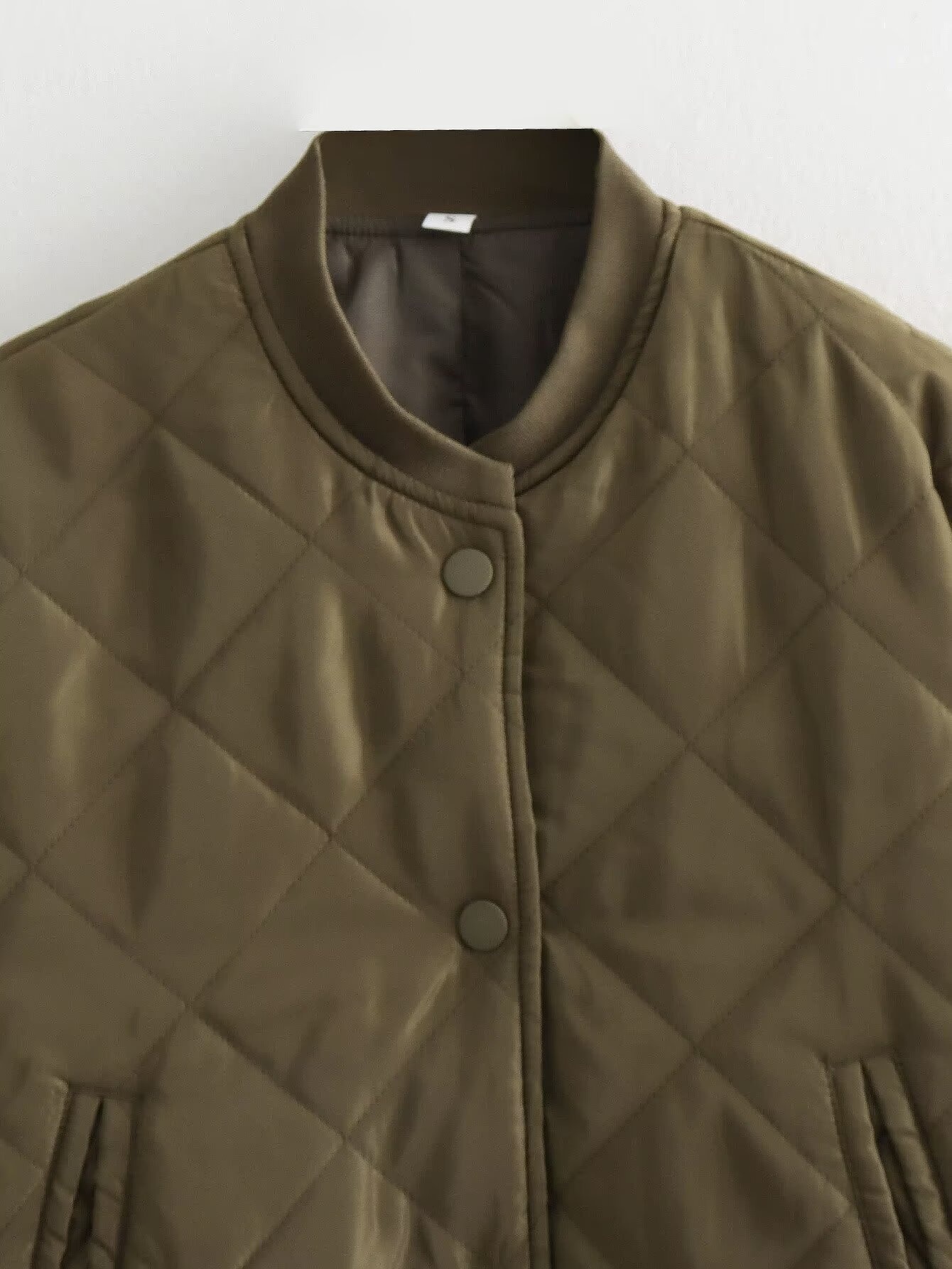 ChicShe Cross-Border European American Spring And Autumn Women's New Comfortable Casual Short Cotton Bomber Jacket Coat_voghion.com