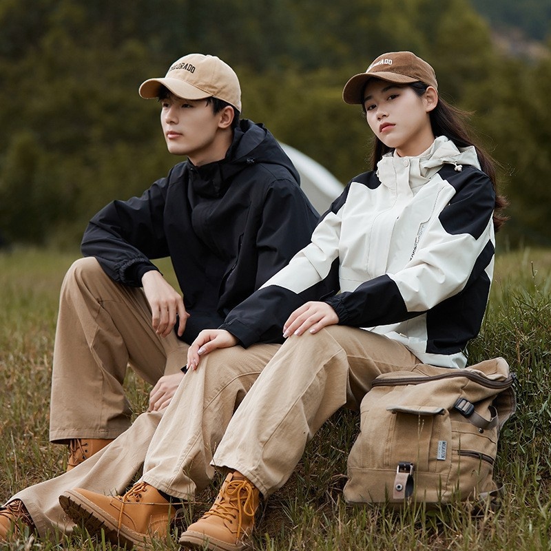 boy Boy Women's 3-in-1 Detachable Two-Piece Jacket Men's Outdoor Hiking Windproof Waterproof Coat For Snow Sports_voghion.com