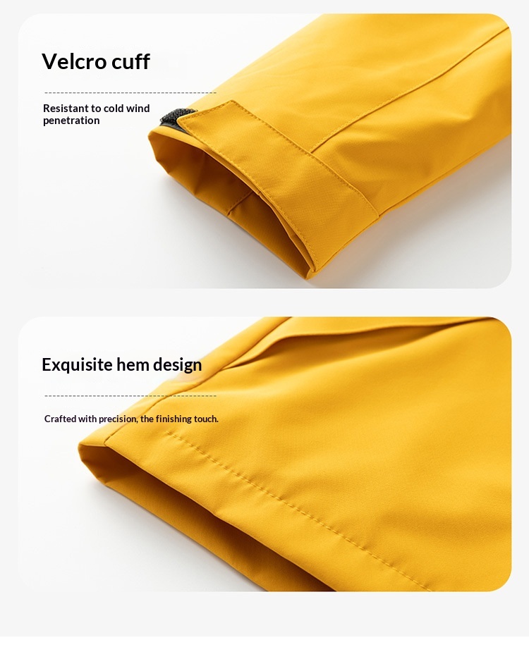 ragazzo Ragazzo Luo Tuo Stesso Stile Rain God Donna Tre in Uno Cappotto Antivento Impermeabile Caldo Tibetano Piccola Taglia Giacca da Trekking Uomo_voghion.com