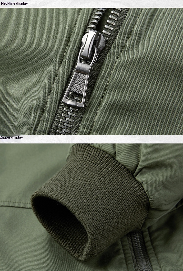 boy Boy 100% Cotton Bomber Men Spring Autumn Loose Fit Plus Size Men's Baseball Jacket Casual Versatile_voghion.com