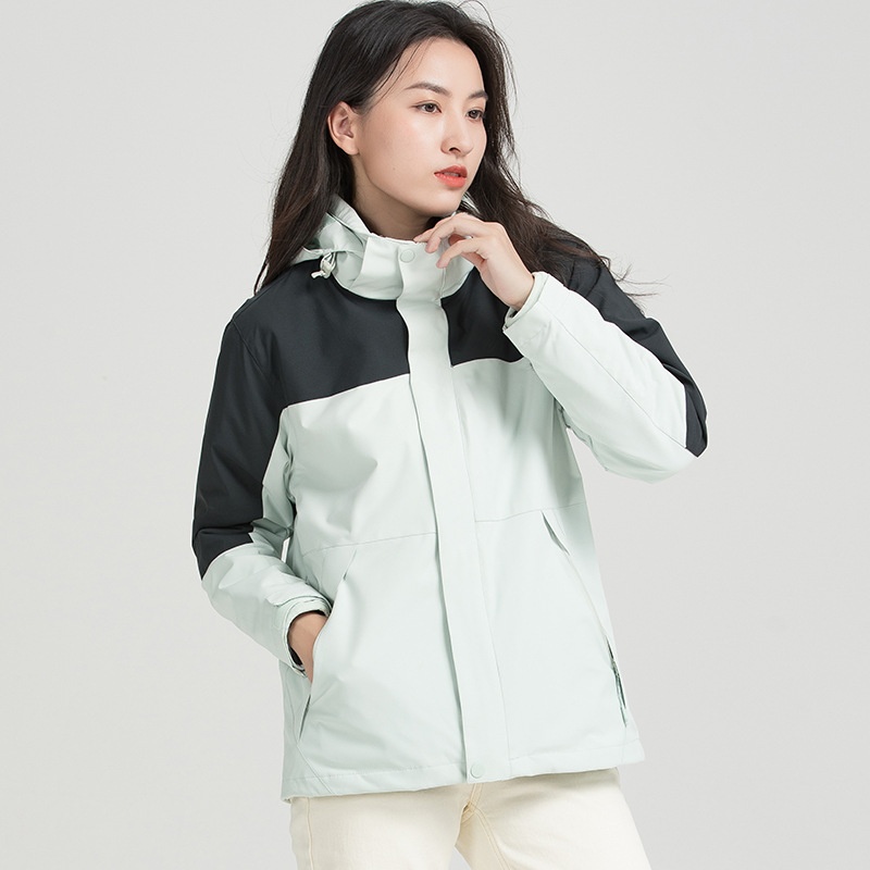 Boy Outdoor 3-in-1 Jacke Herren Trendige Kälteschutzbekleidung Damen Zweiteiliger Skianzug Winddicht Wasserdicht Maßanfertigung_voghion.com