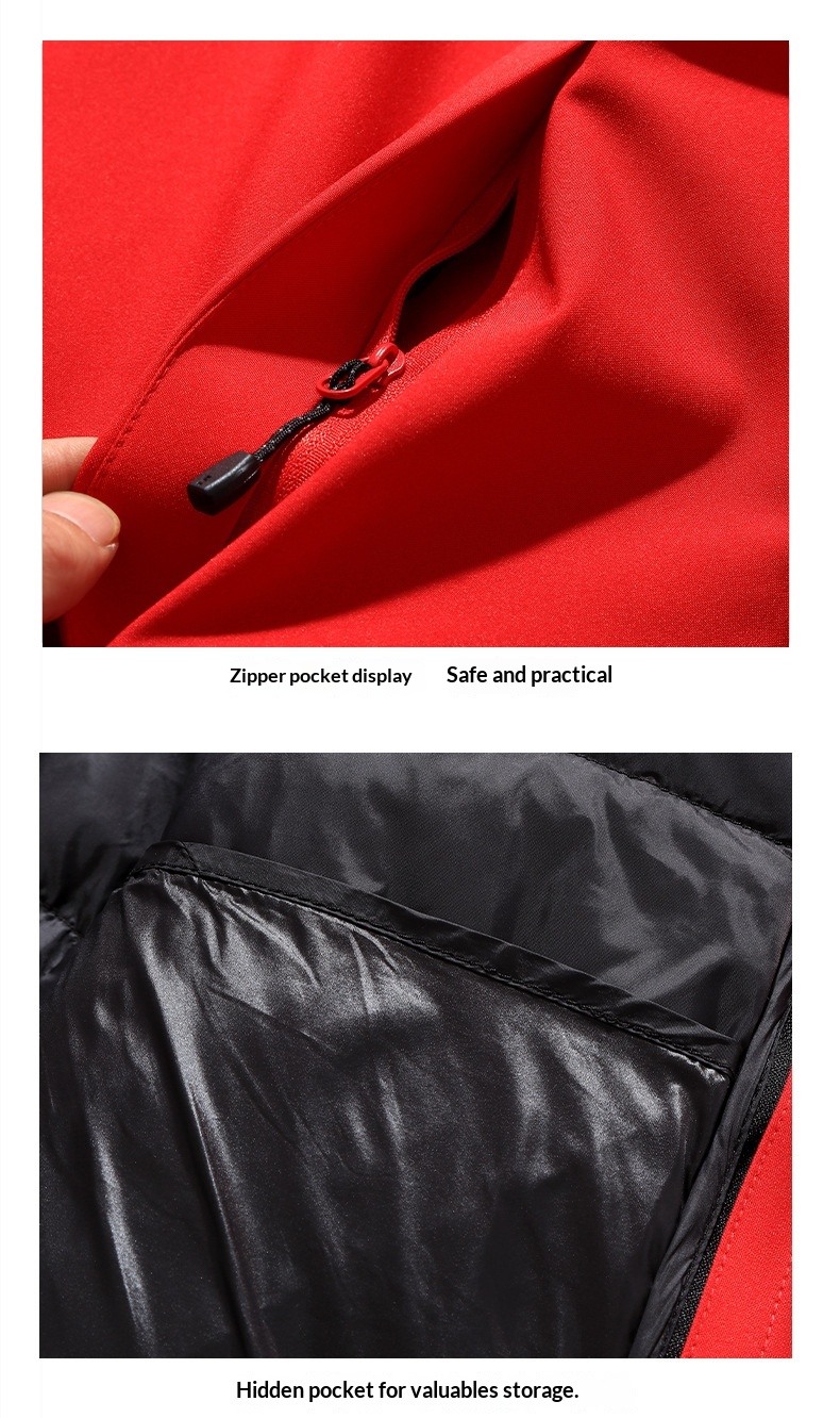 boy Boy High-End Down Liner Outdoor Jacket Men's Mountaineering Ski Suit Travel Team Workwear Design_voghion.com