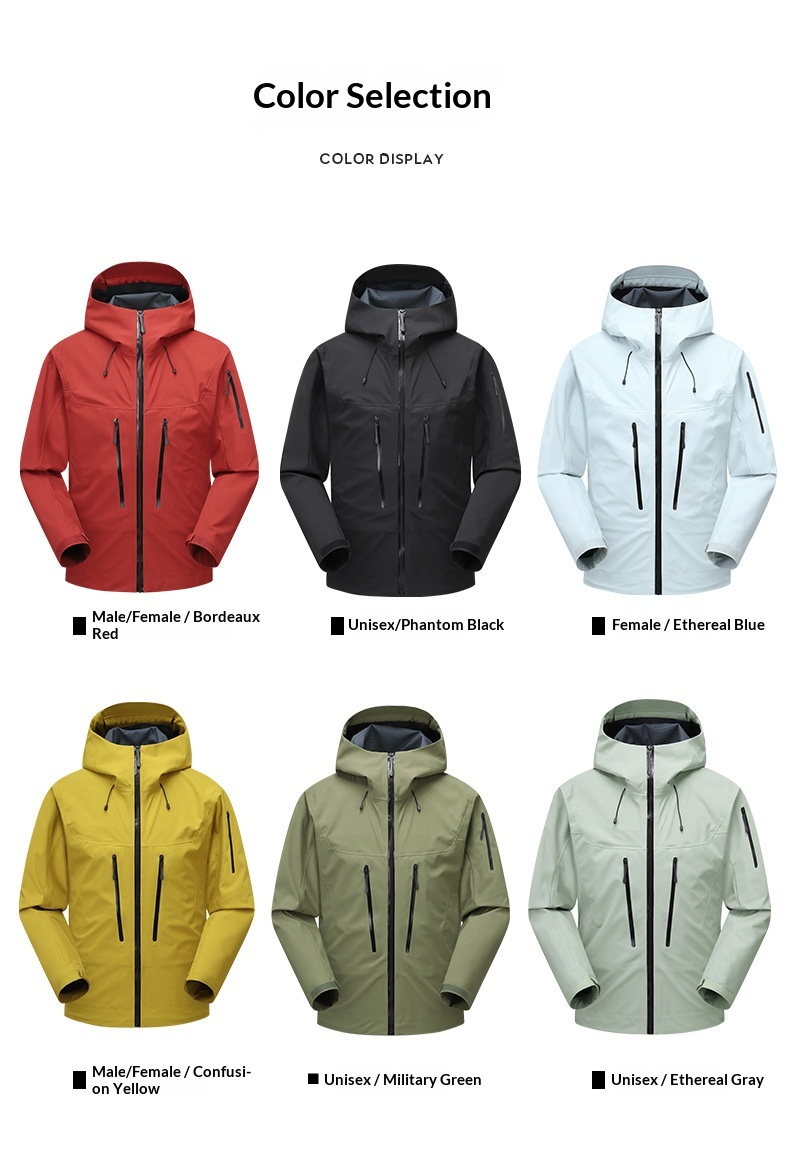 Boy Bird House Jacke im gleichen Stil für Damen, einlagige Herren-Wanderjacke, hohe Atmungsaktivität und Feuchtigkeitsdurchlässigkeit_voghion.com