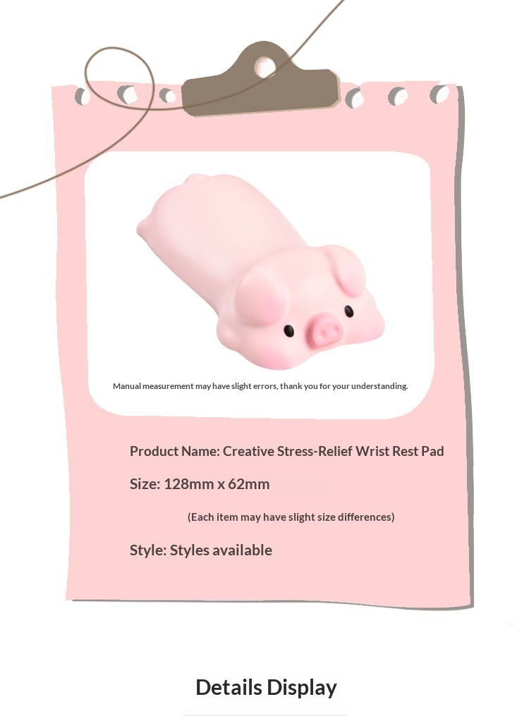 NeoGear NeoGear NeoGear Poggiapolsi per Mouse Antistress per Ragazze Simpatico Cartone Animato Supporto per Scrivania da Ufficio Supporto per Polso Cuscino per Mani_voghion.com