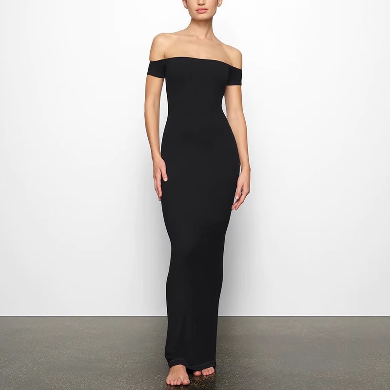 ChicShe Skims2025 Spring New For Women, Unique Design, Sexy Hot Girl Bodycon Dress, European And American Style Long Dress_voghion.com