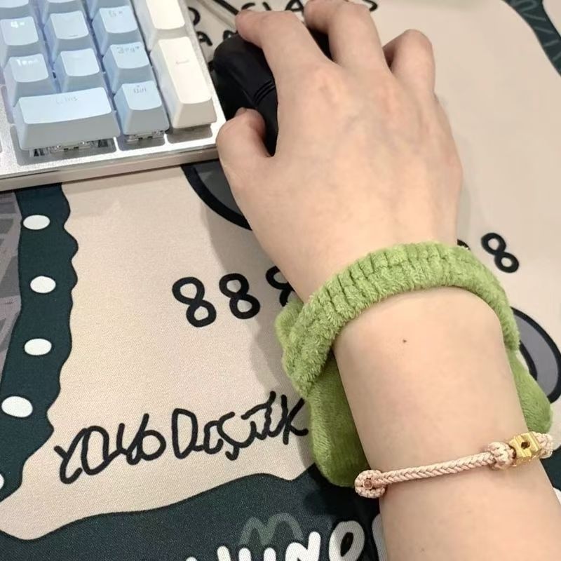NeoGear NeoGear NeoGear NeoGear Cute Support Elastic Band Fresh Plaid Small Pillow Mouse Pad Typing Office Wrist Cushion_voghion.com